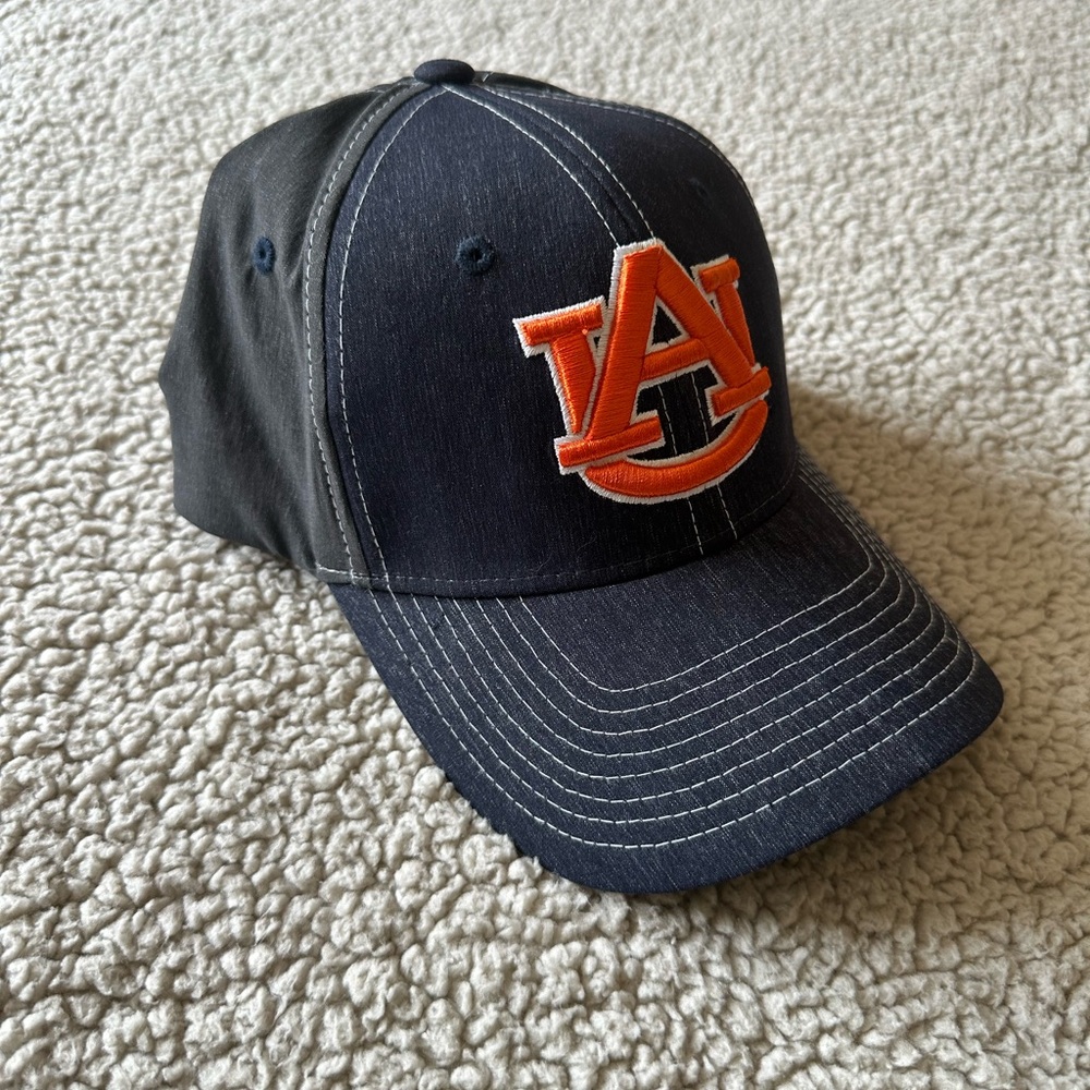 Auburn Navy/Dark Gray Fitted Ballcap